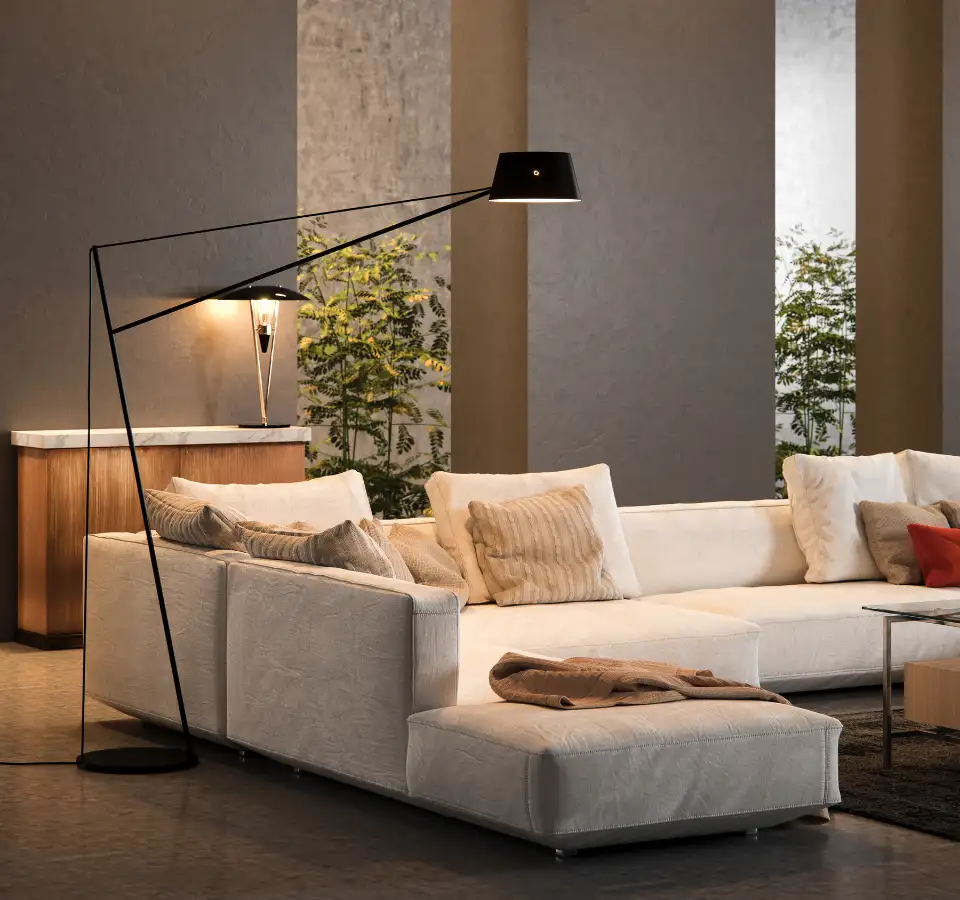 modern beautiful living room